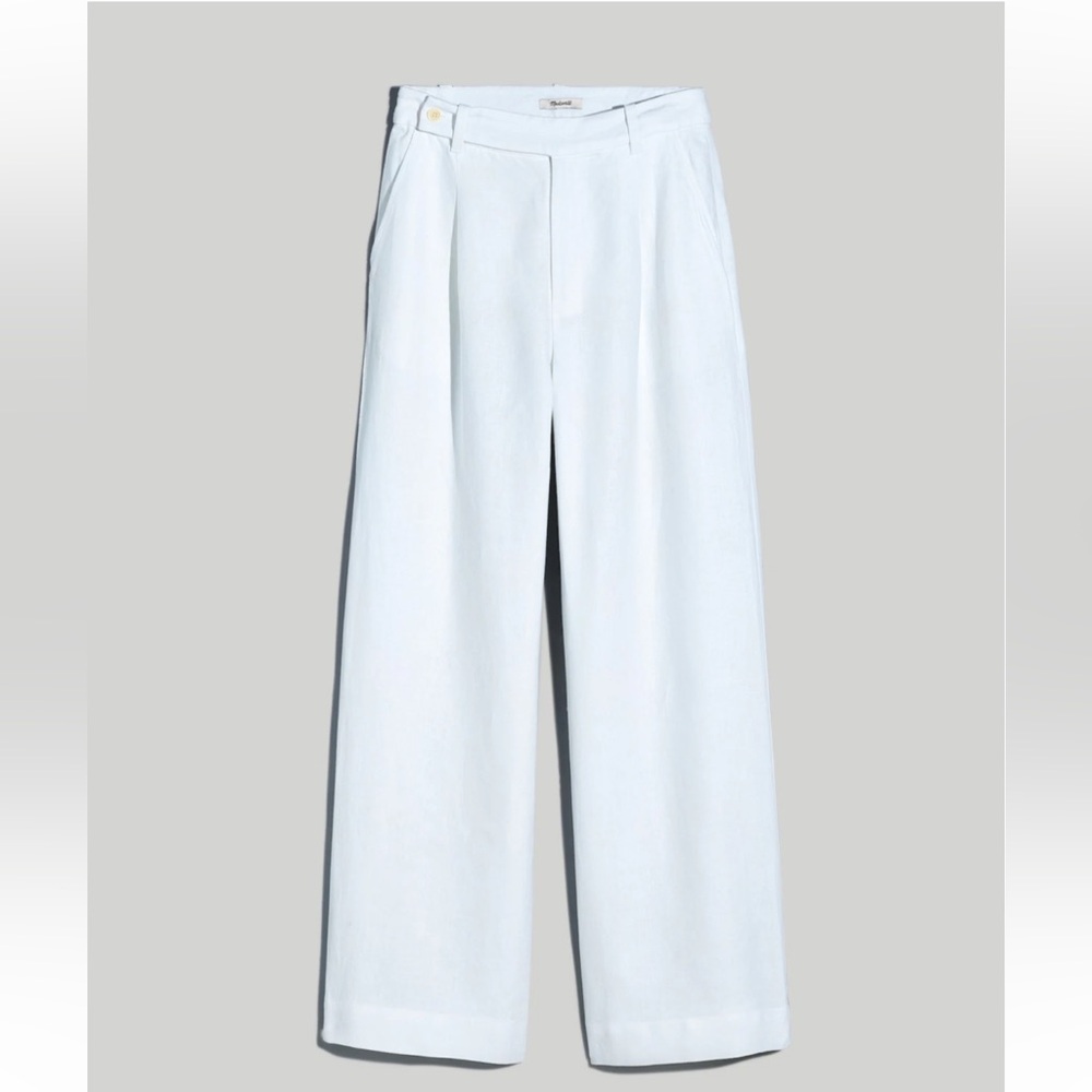 Madewell Harlow Wide Leg Pants in 100% linen